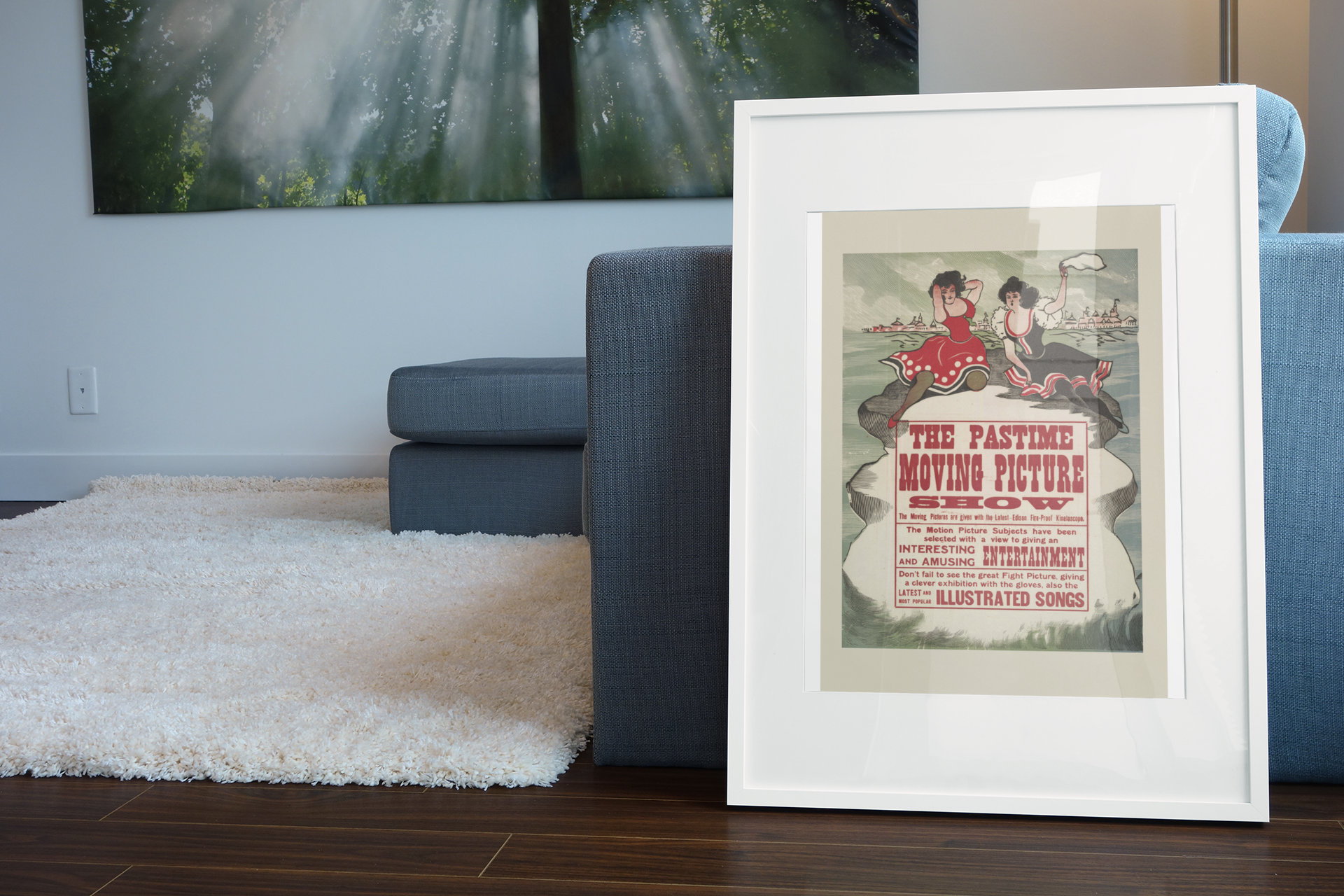 The Pastime Moving Picture Show 1913 Silent Movie Poster | Classic ...