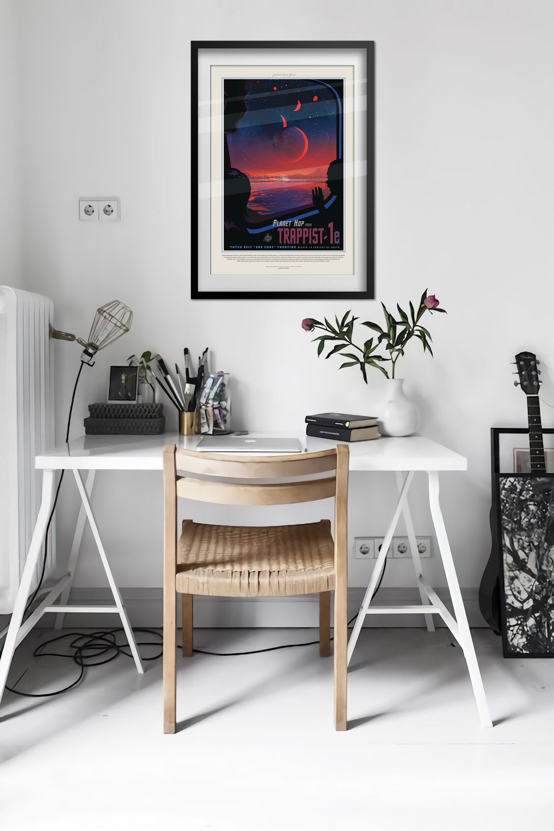 Nasa Space Poster, Retro Wall Art, Space Travel Poster - Trappist Space ...