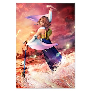 Final Fantasy X (10) Poster | Yuna Key Art | Unframed Version - High Quality Prints