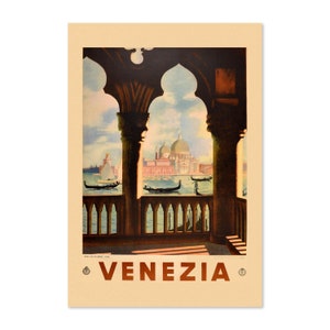 1930er Jahre Markusdom Venedig Vintage Stil Italienisches Reise Poster | Classic Collection Kunstdruck | Für Geschenke und Wandkunst Dekor