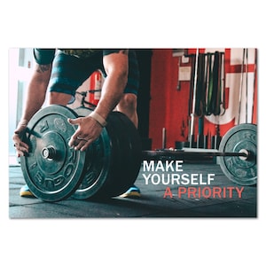 Fitness Posters Motivational Inspirational Quotes Prints for Bodybuilding Workout Men Women 01 - Wall Art for Home Office Gym - High Quality