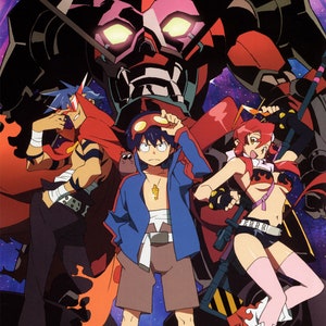  Anime Tengen Toppa Gurren Lagann Kamina Simon Poster Decorative  Painting Canvas Wall Posters And Art Picture Print Modern Family Bedroom  Decor Posters 12x18inch(30x45cm): Posters & Prints