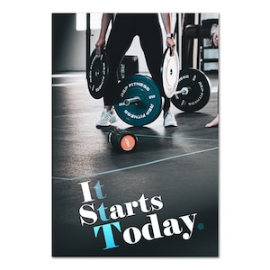Fitness Posters Motivational Inspirational Quotes Prints for Bodybuilding Workout Men Women 02 - Wall Art for Home Office Gym - High Quality