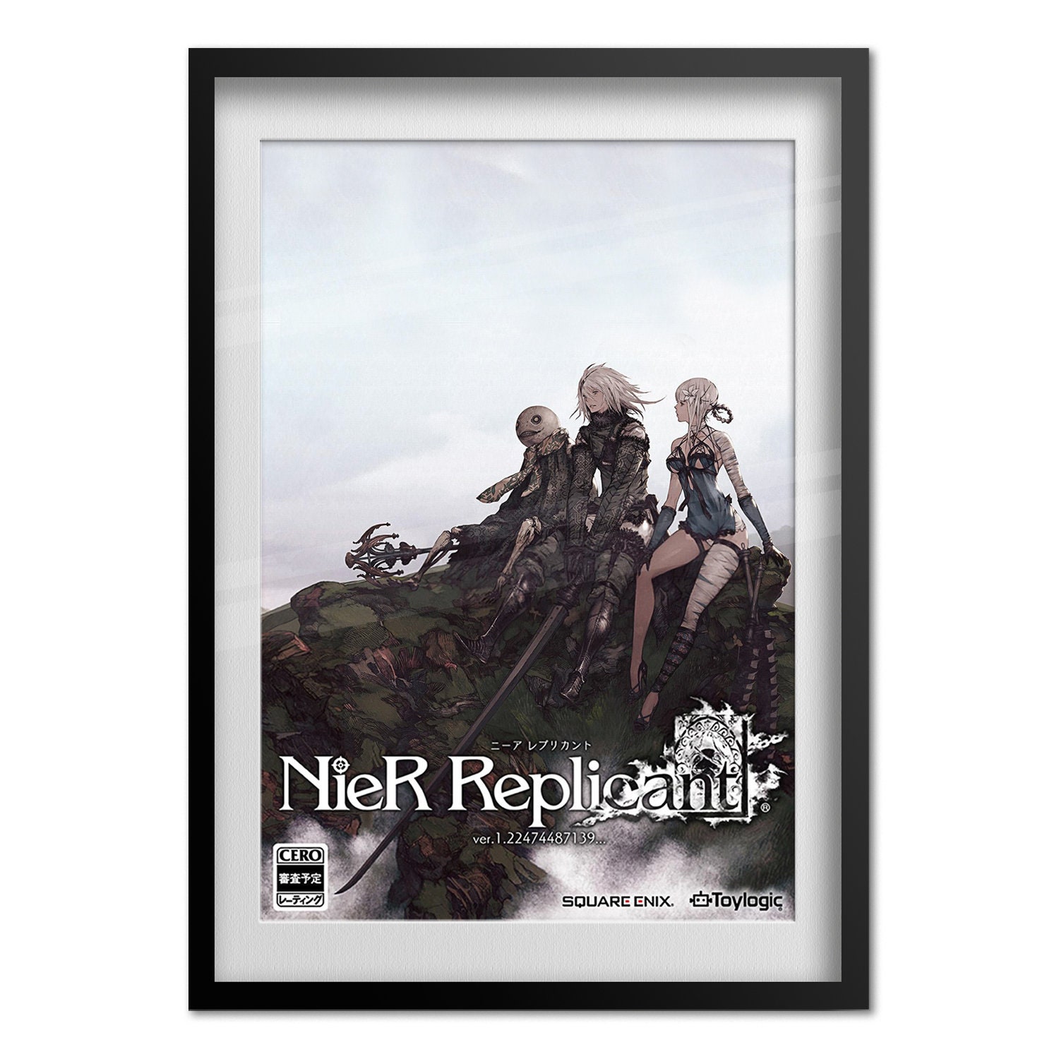 Nier Replicant Ver.1.22474487139 Poster | Official Key