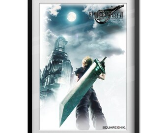 Final Fantasy VII (7) Poster | Official Box Art Cloud Strife