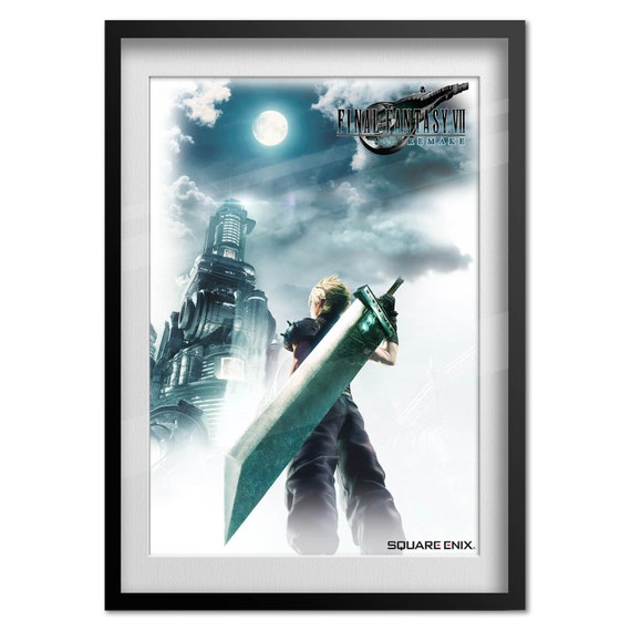 Final Fantasy VII (7) Poster | Official Box Art Cloud Strife