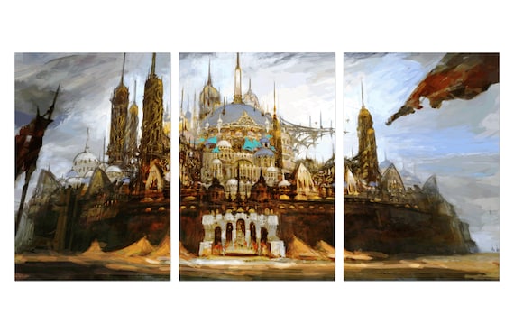 Final Fantasy XIV (14) Online Poster | Ul'dah Set of 3 Posters