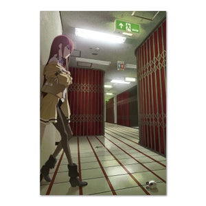 Anime Scenery Poster | Stein Gate | High Quality Prints | Unframed - Best for Home, Office, Gym, Living Room, Bedroom, Gifts