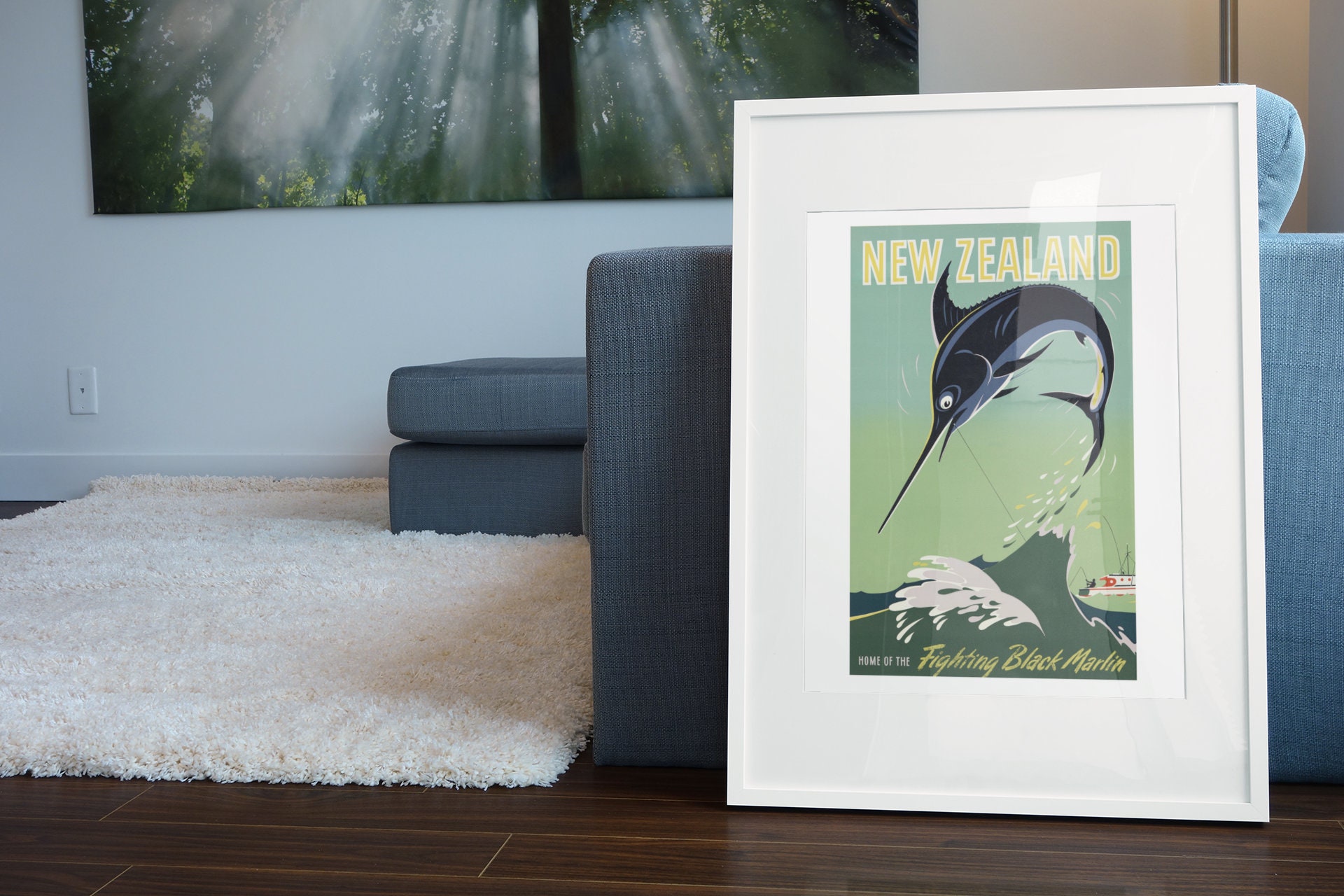 Learn To Fly 1930s Biplane Vintage Aviation Poster – 20x28 Travel Art Print