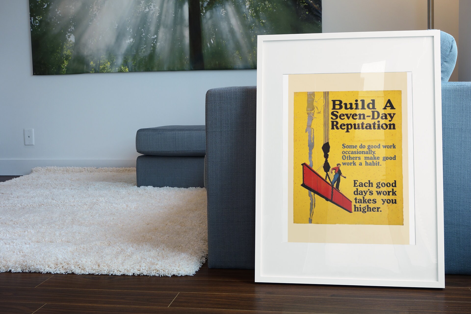 Reputation Decor Build A Seven Day Reputation! - 1920s Work Incentive Motivational ...
