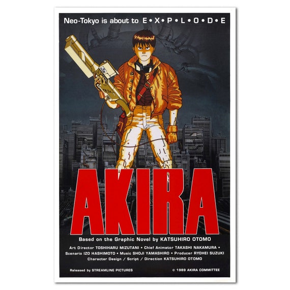 Akira Anime Movie Poster - Official Art 01 - High Quality Prints