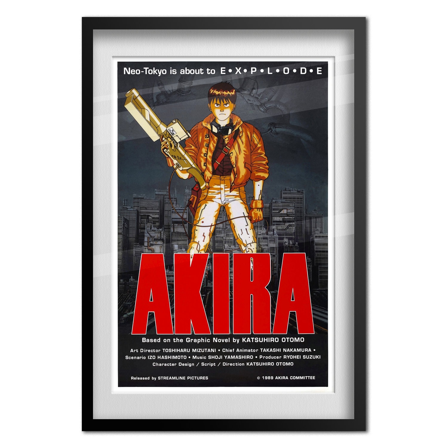 Akira Anime Movie Poster - Official Art 01 - High Quality Prints