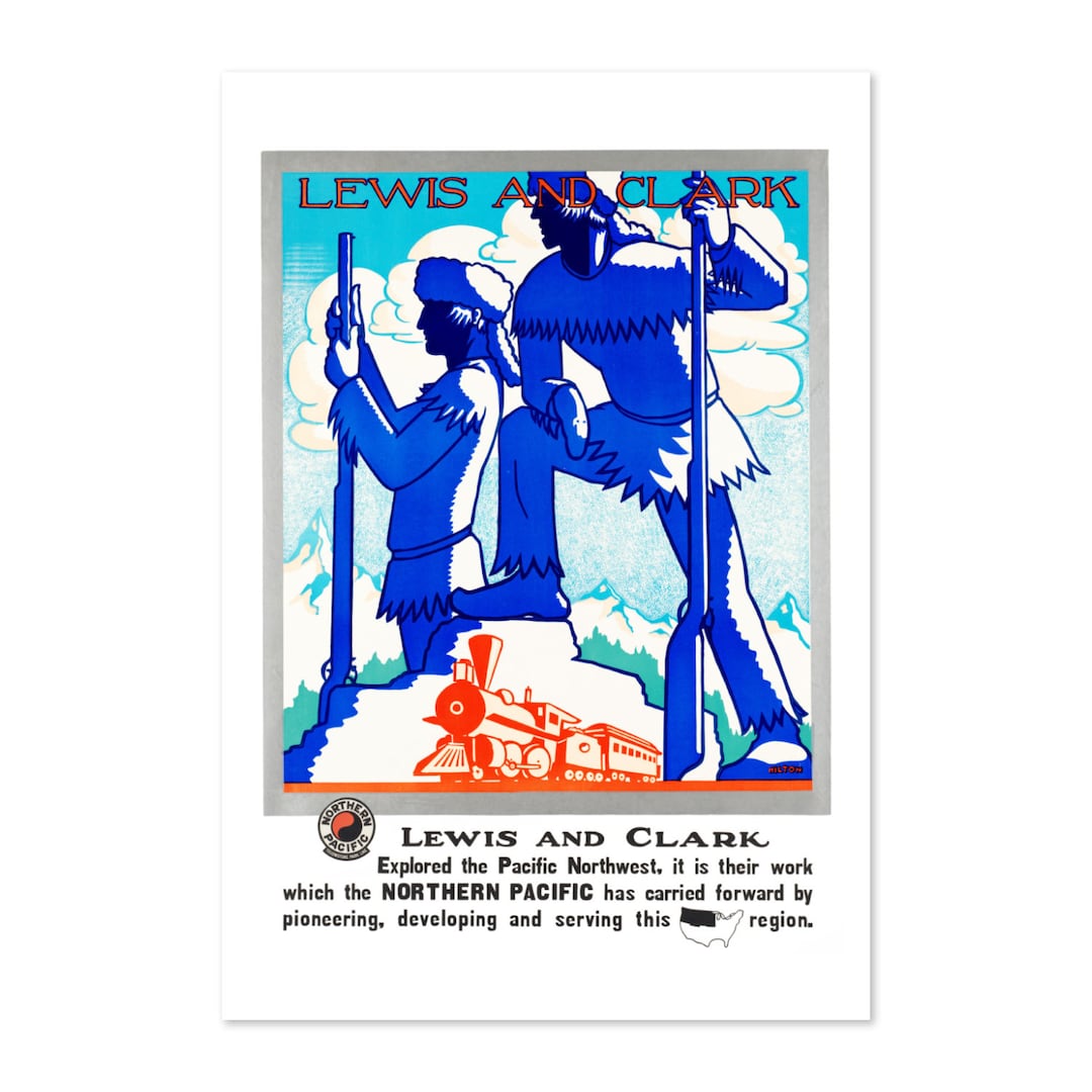 Lewis and Clark Travel Poster | Classic Collection Art Print | for ...