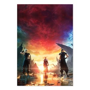Final Fantasy VII (7) Rebirth Poster | Official Key Art 01 | High Quality Prints