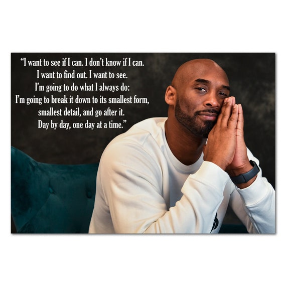 Kobe Bryant Poster Inspirational Wall Art 03 / Mamba Mentality Citazione /  Pallacanestro / Opera d'arte motivazionale per la casa, l'ufficio, la  decorazione della parete della palestra - Etsy Italia