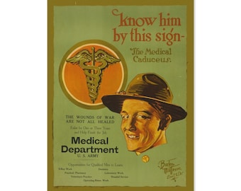 1919 US Army Adventure! Enlist in Field Artillery! WWI Poster - 18x24 | Australia