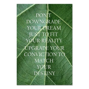 Motivational Inspirational Quotes Prints - Self motivation for Men Women - Wall Art for Home Office Gym - High Quality