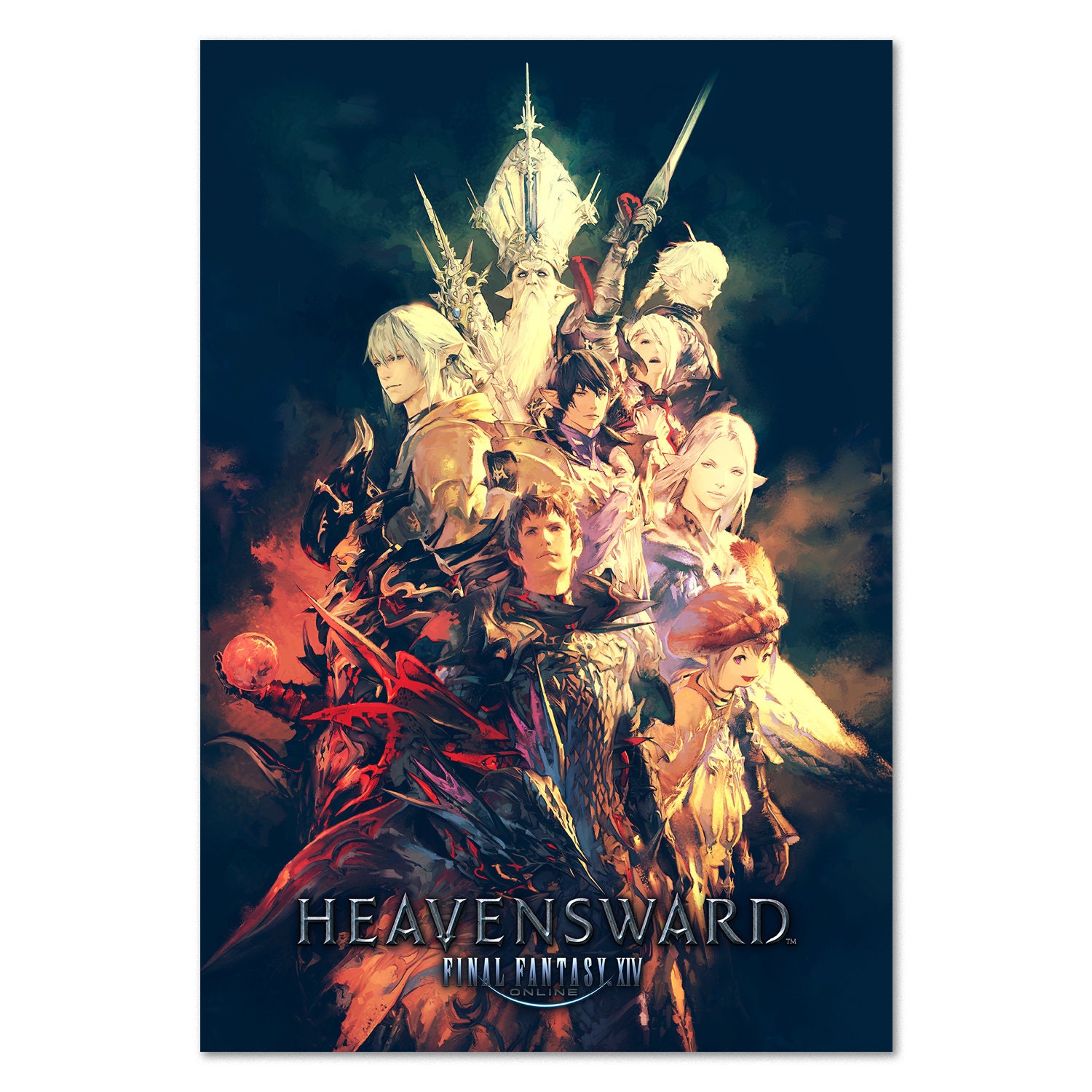 Final Fantasy XIV (14) Online: Heavensward Poster | Official Key