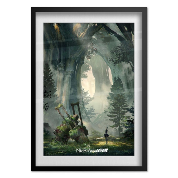 Poster Promozionale Nier: Automata – RARO 42x59 Cm, Aperto Ma Nuovo, PS4