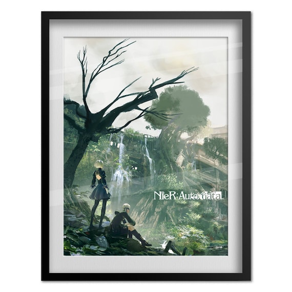 ニーア オートマタ ポスター - CD カバー - 公式キーアート - 高