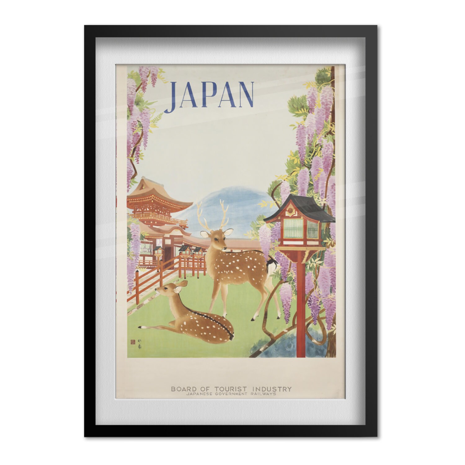 絵画　JAPAN vintage ART Japan Vintage Art - JAPAN (c) - Etsy Canada