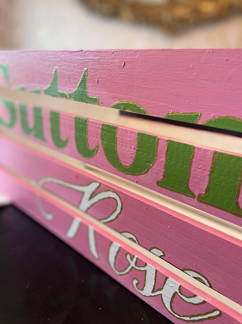 Personalized Wood Crate Etsy