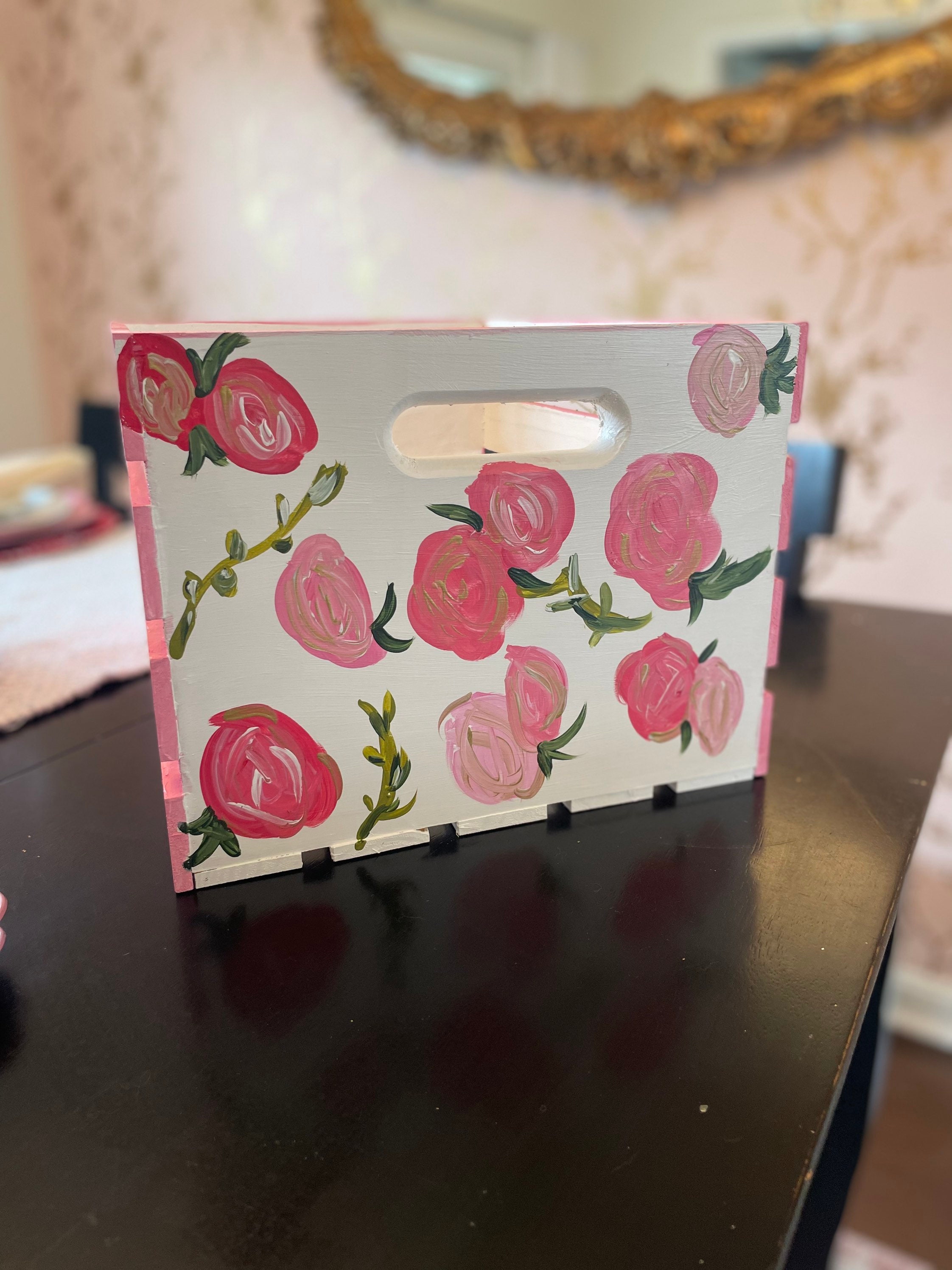 Picture of Personalized Wood Crate - Etsy
