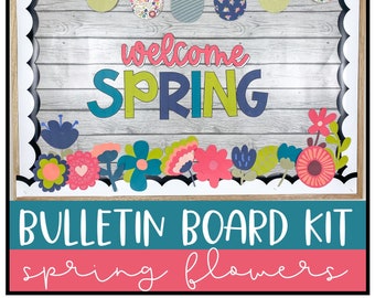 Spring Bulletin Board Printable Spring Classroom Decor - Etsy