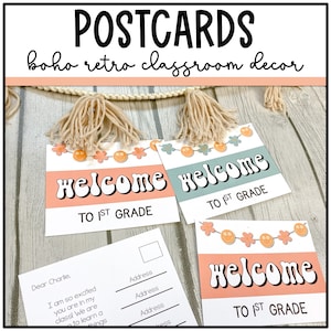 retro de Boho Cartão Postal | Modelos