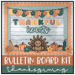 Thanksgiving Bulletin Board Kit, Classroom Decor
