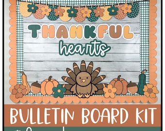 Thanksgiving Bulletin Board Kit, Classroom Decor