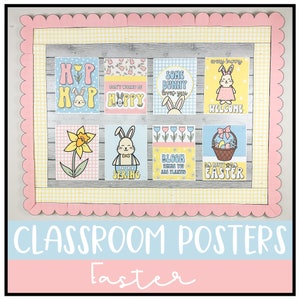 Easter Classroom Posters | Classroom Decor | Spring