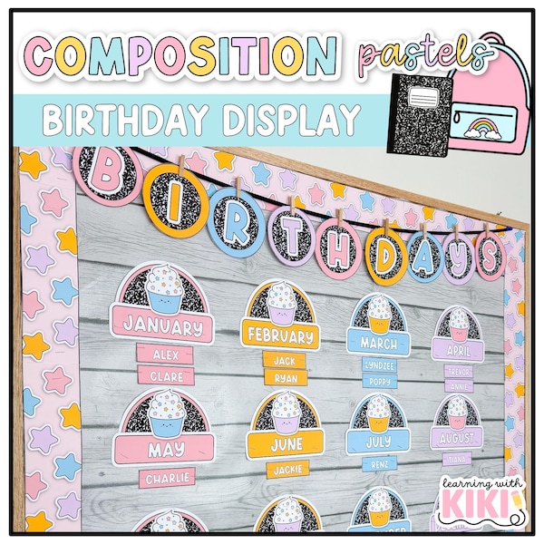 Classroom Birthday Chart - Etsy