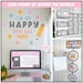Composition Notebook Classroom Decor Bundle | Editable | Theme | Pastel ...