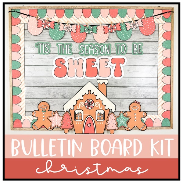 Christmas Bulletin Board Kit, Classroom Decor