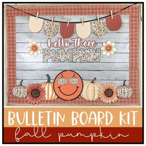 Fall Bulletin Board Kit  | Classroom Decor | Retro