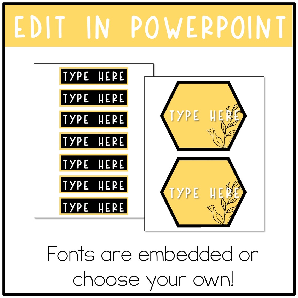 Bee Classroom Decor Classroom Jobs - Etsy