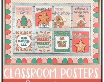Christmas Classroom Posters, Classroom Decor