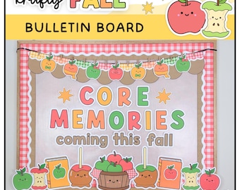 Fall Bulletin Board | Krafty Brights Apple Decor Ideas September Whimsy