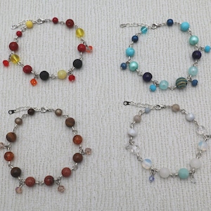 Elemental Series Bracelets Fire, Water, Earth, Air