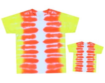 Candy Corn Halloween Unisex Tie Dye Shirt