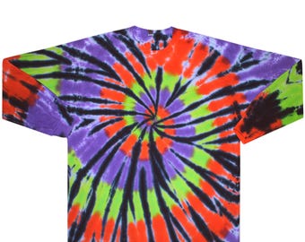 Colorful Halloween Tie Dye Shirt