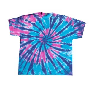 Pink and Blue Tie Dye (Short & Long Sleeve) Unisex Shirt