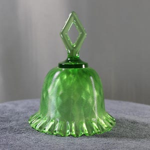 Fenton Emerald Green Basket - Etsy