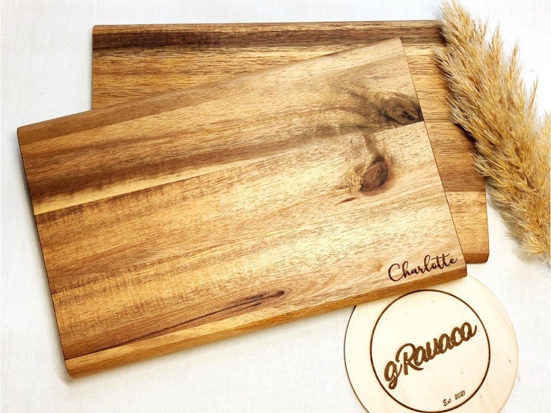Personalized breakfast board, wooden board, wooden board, children, round, gift, with engraving, cutting board, board with name