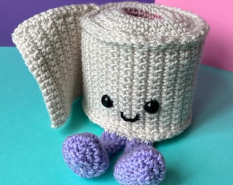 Toilet paper roll amigurumi - plushy toy - PDF crochet PATTERN