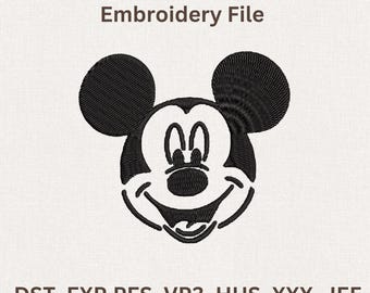 Archivo digital de descarga para bordado de Mickey Mouse
