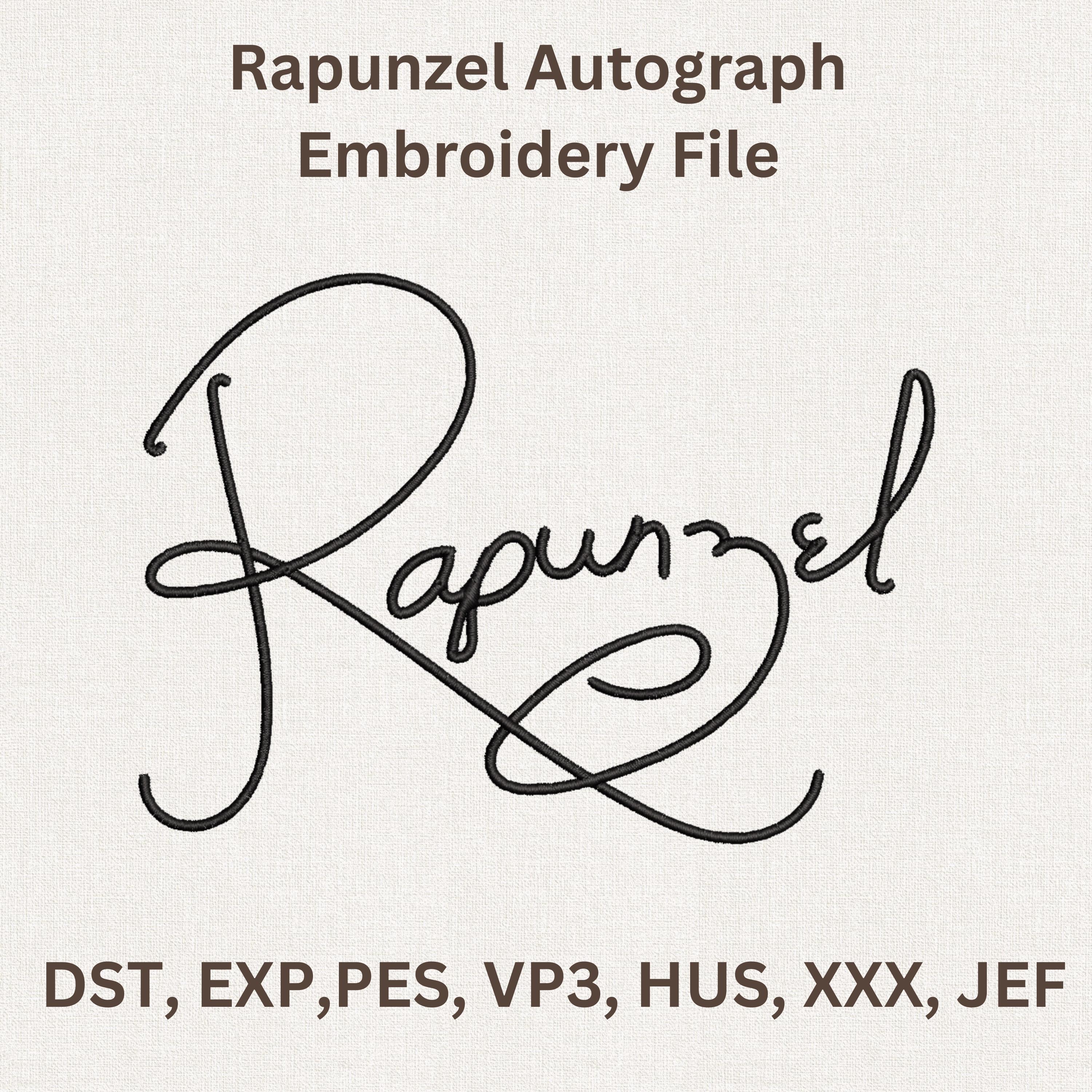 Rapunzel Autograph - Etsy
