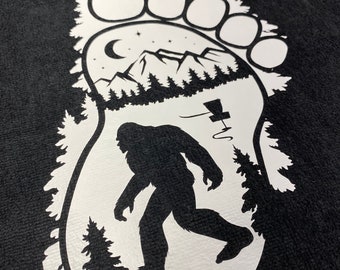 Sasquatch Disc golf towel