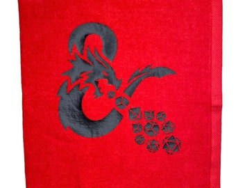 Dragon dice-DND Disc golf towel